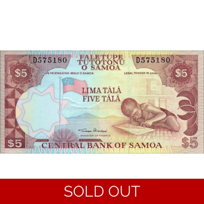 Samoa - 5 Tala - 2004 - P33a2 - B108